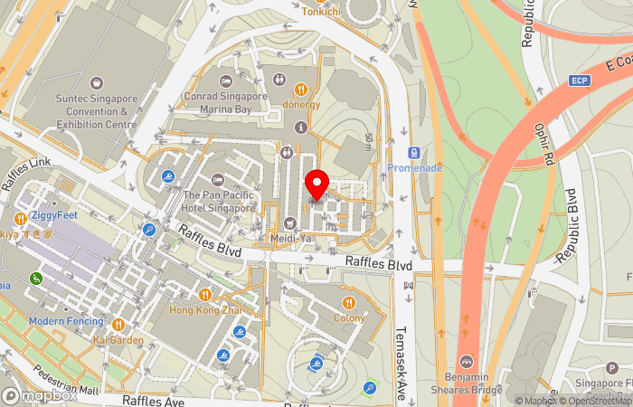 Map location of Healthway Medical (Millenia Walk)