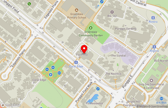 Map location of Healthway Medical (Punggol Field)