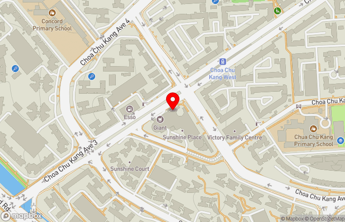 Map location of Healthway Medical (Sunshine Place)