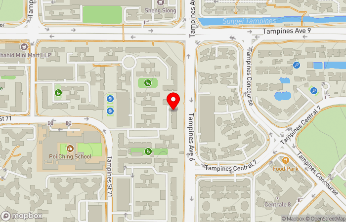 Map location of Healthway Medical (Tampines St 71)