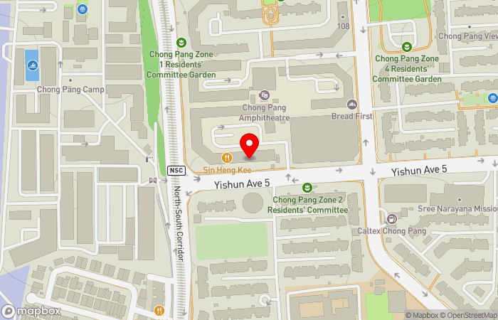 Map location of Healthway Medical (Yishun Ave 5)