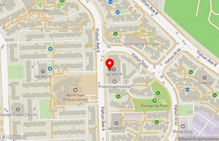 Map location of Healthway Medical (Yishun Ave 6)
