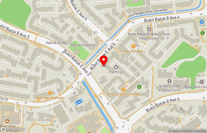 Map location of HMI OneCare Clinic Bukit Batok East