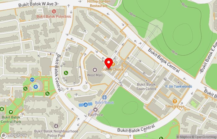 Map location of HMI OneCare Clinic Bukit Batok