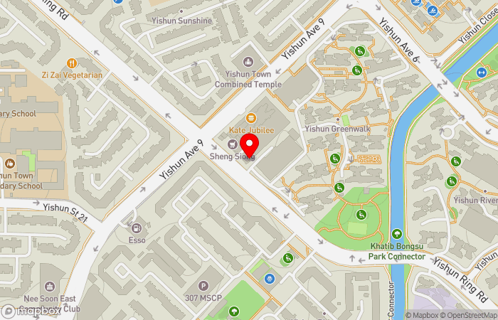 Map location of HMI OneCare Clinic Junction 9
