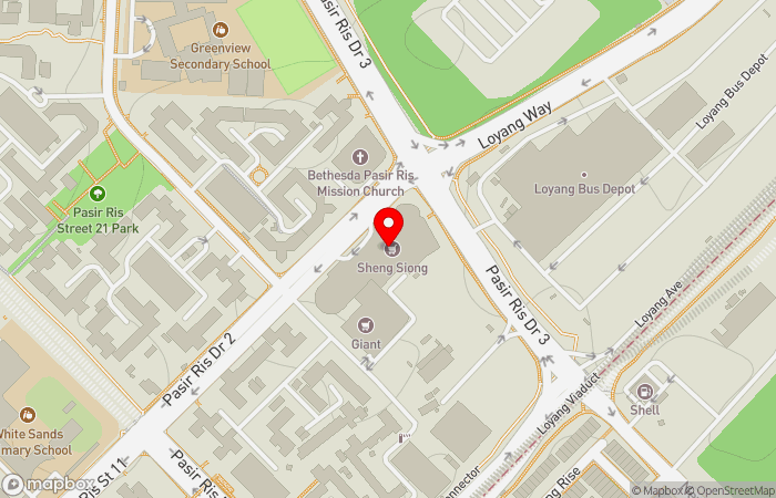 Map location of HMI OneCare Clinic Loyang