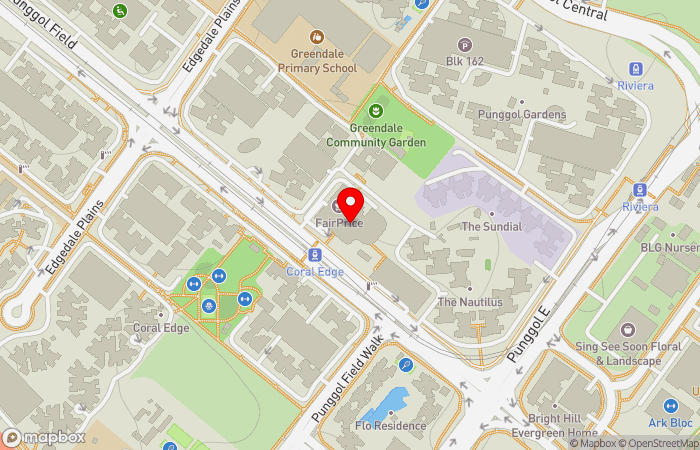 Map location of HMI OneCare Clinic Punggol Plaza