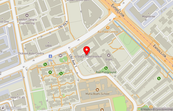 Map location of HMI OneCare Clinic Ubi