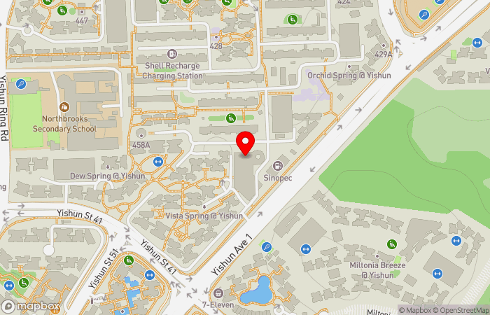 Map location of HMI OneCare Clinic Yishun