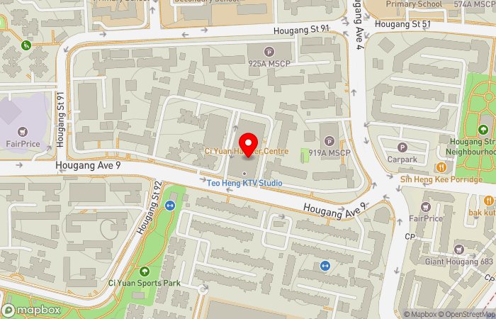 Map location of Hougang Family Medicine Clinic