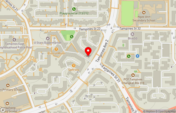 Map location of Intemedical Tampines