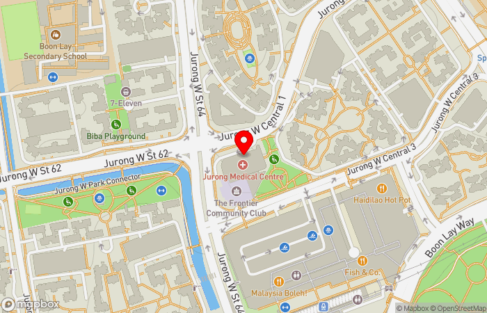 Map location of Jurong Medical Centre