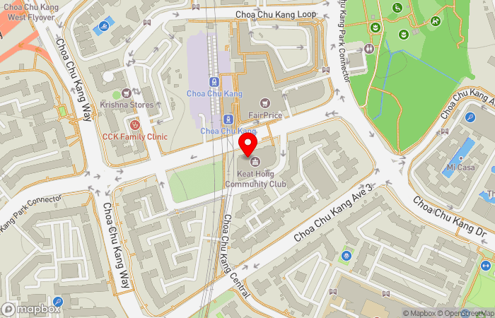 Map location of Keat Hong Family Medicine Clinic