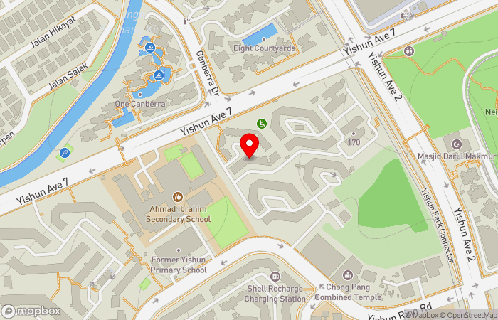 Map location of Kindred Family Clinic (Yishun)