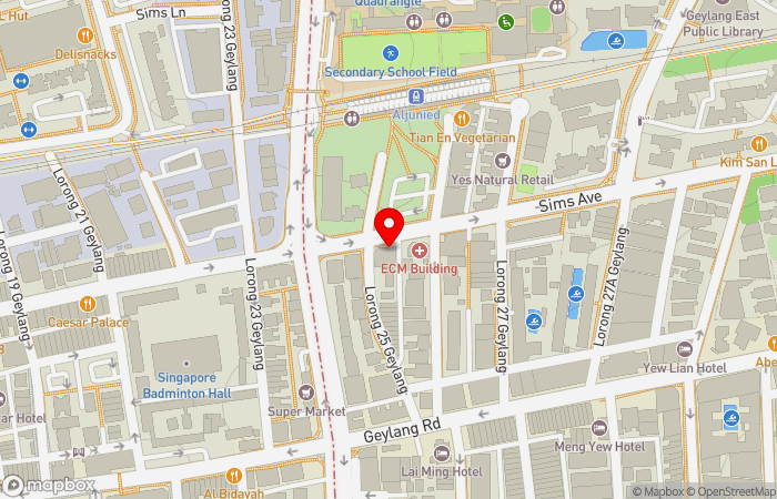 Map location of Kingston Medical Clinic Pte Ltd