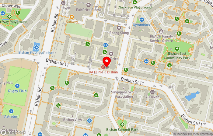 Map location of Lifeline Bishan Medical Clinic