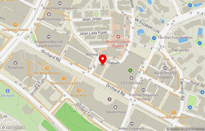 Map location of Lifescan Medical Centre (Orchard) by SMG