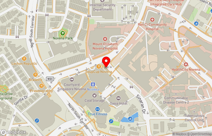 Map location of Lifescan Medical & Wellness (Novena) by SMG