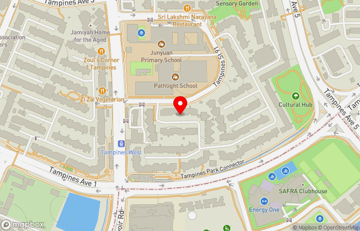 Map location of Little Cross Family Clinic Pte Ltd