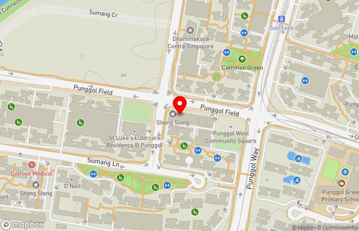 Map location of Medi Healthcare Clinic (Punggol)