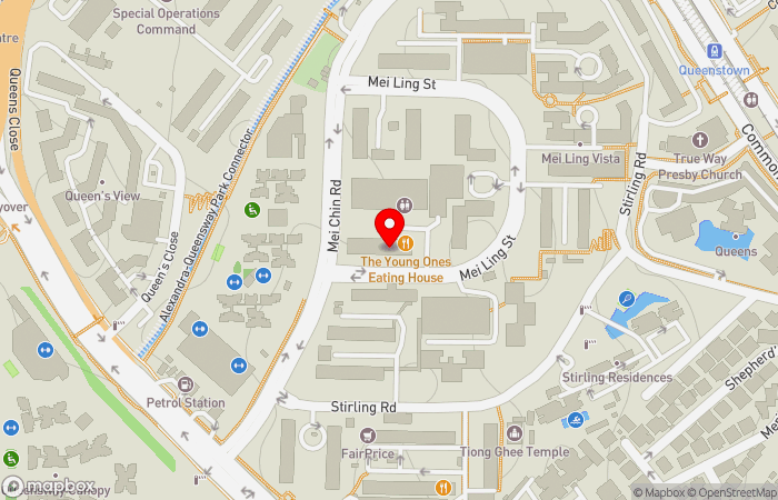 Map location of Mei Ling Clinic (Queenstown)