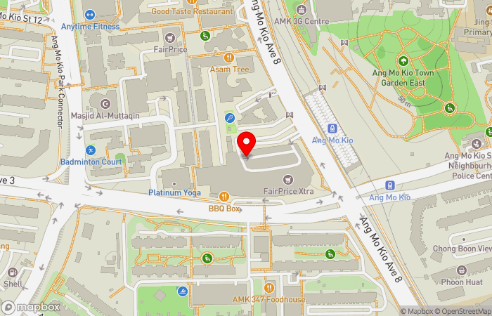 Map location of Minmed Clinic (Ang Mo Kio)