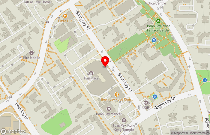 Map location of Minmed Clinic (Boon Lay)