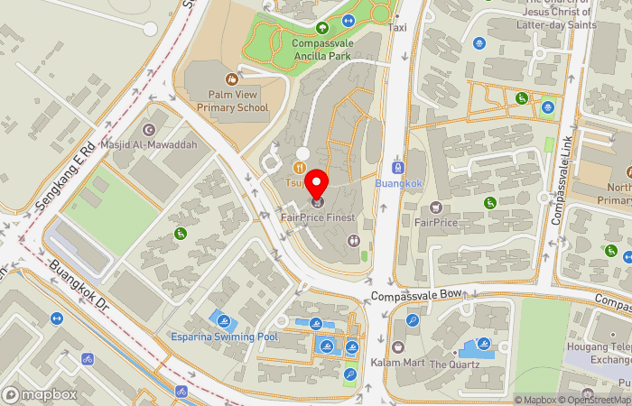 Map location of Minmed Clinic (Buangkok)