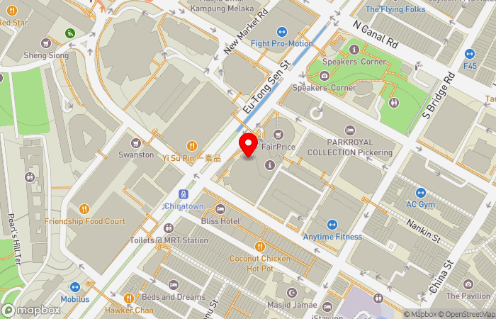 Map location of Minmed Clinic (Chinatown)