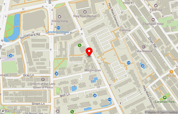 Map location of Minmed Clinic (Haig Road)