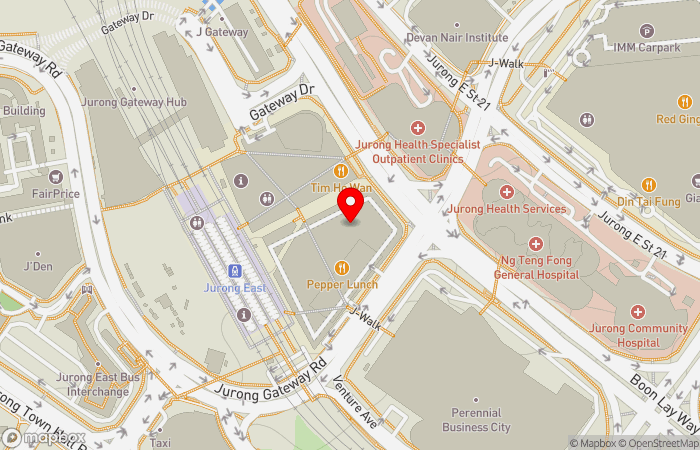 Map location of Minmed Clinic (Jurong East)