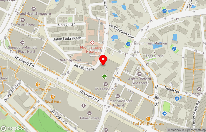 Map location of Minmed Clinic (Orchard)