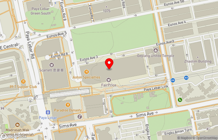 Map location of Minmed Clinic (Paya Lebar)
