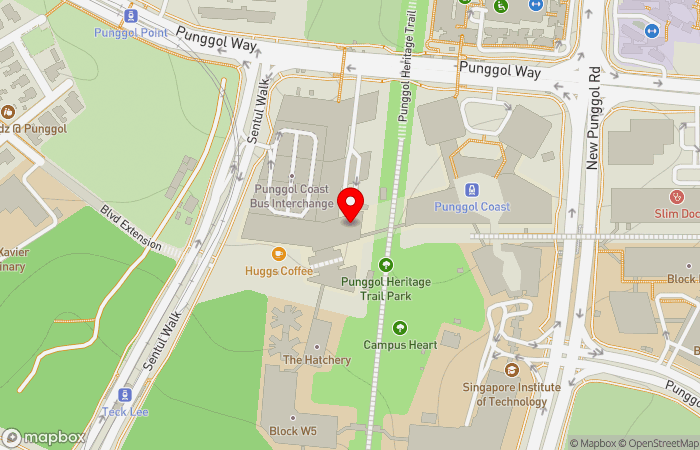 Map location of Minmed Clinic (Punggol Coast)