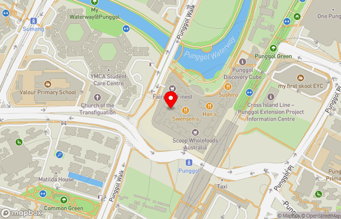 Map location of Minmed Clinic (Punggol)