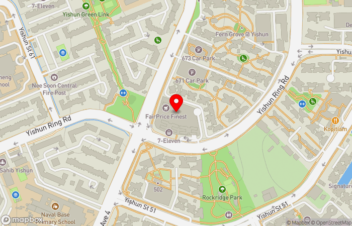 Map location of Minmed Clinic (Yishun Ring)