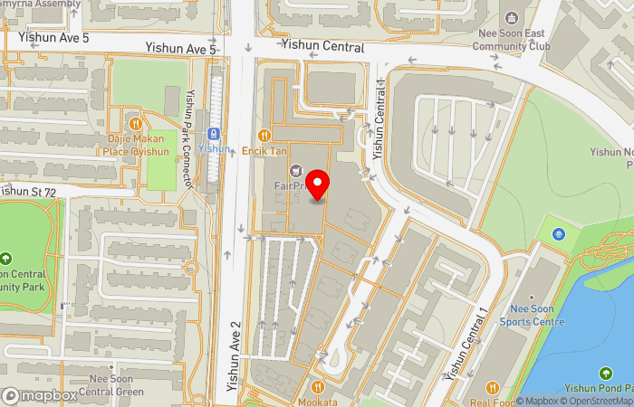 Map location of Minmed Clinic (Yishun)