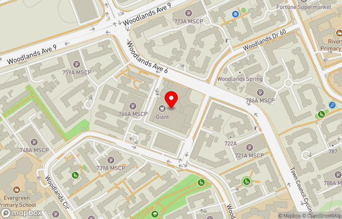 Map location of My Family Clinic (Woodlands)