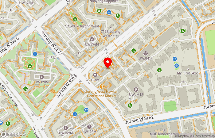 Map location of My Family Clinic