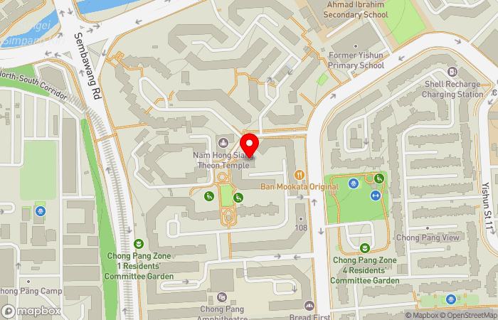Map location of Nam Hong Medical Centre
