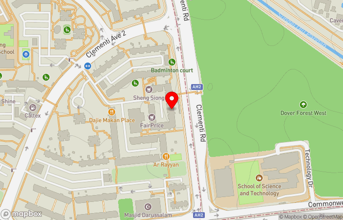 Map location of National Clinic