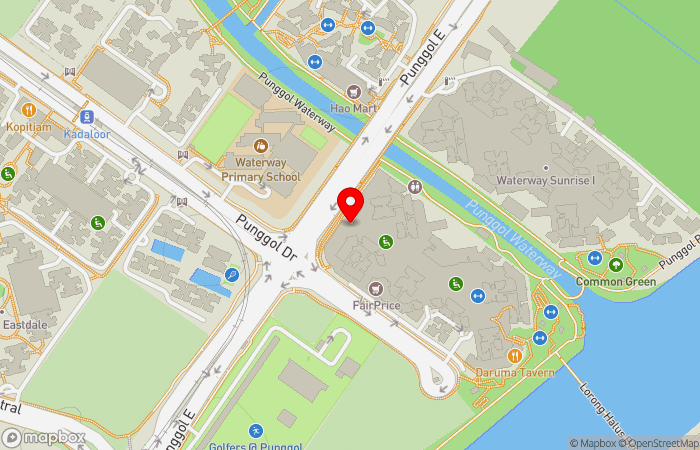 Map location of Northeast Medical Group - Punggol Clinic (Member of Bridgepoint Health)