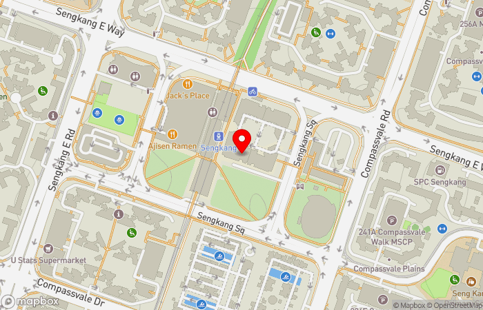 Map location of Northeast Medical Group - Sengkang Clinic (Member of Bridgepoint Health)