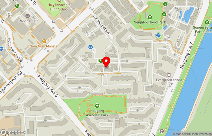 Map location of Norwood Medical Clinic (Hougang) | CHAS clinic | Baby Bonus Approved Institution | LPA