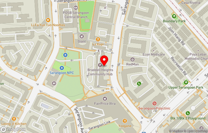 Map location of NTUC Health Family Medicine Clinic