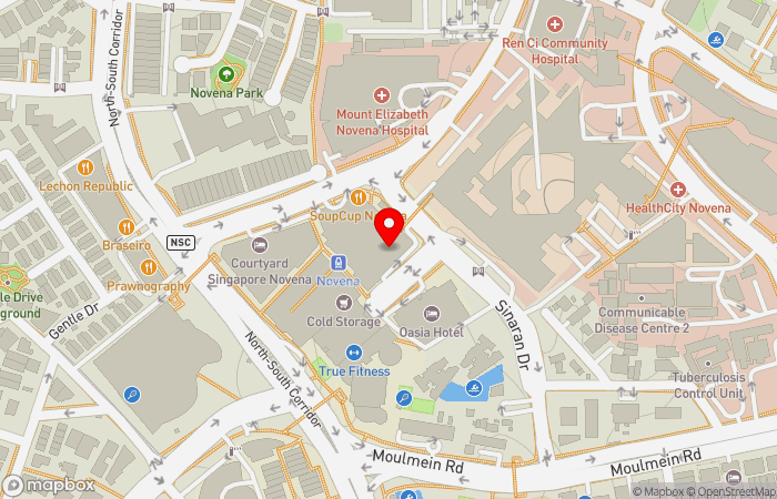 Map location of Ogl Medical Centers