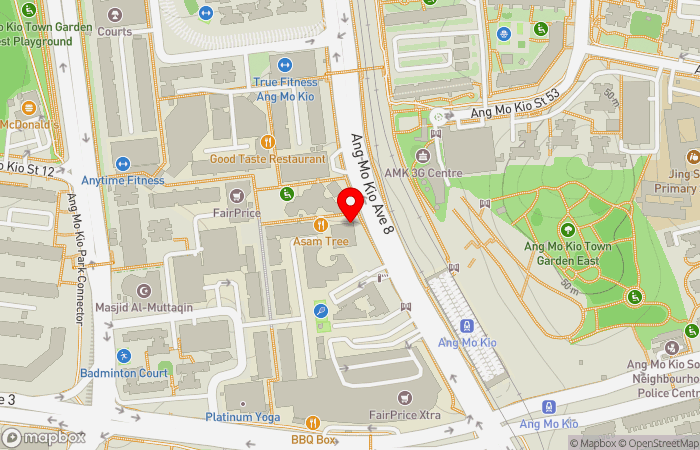 Map location of OneDoctors Family Clinic (AMK)
