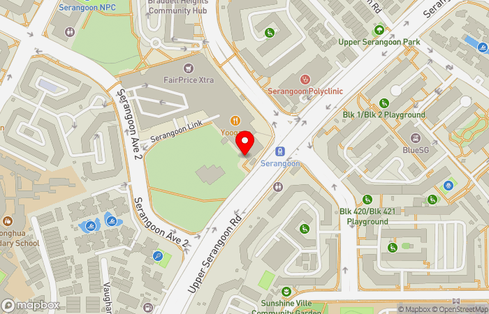 Map location of OneDoctors Medical Centre (nex)