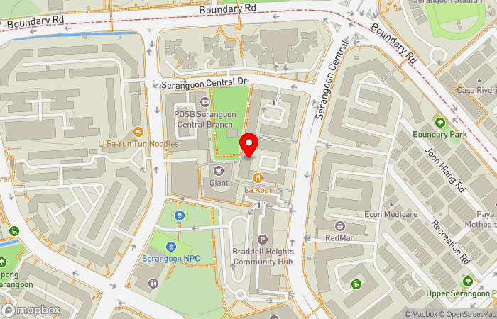 Map location of Origin Family Clinic