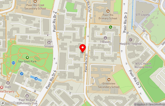 Map location of Our Family Clinic + Surgery